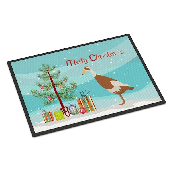 Carolines Treasures Indian Runner Duck Christmas Indoor or Outdoor Mat - 18 x 27 in. BB9232MAT - main